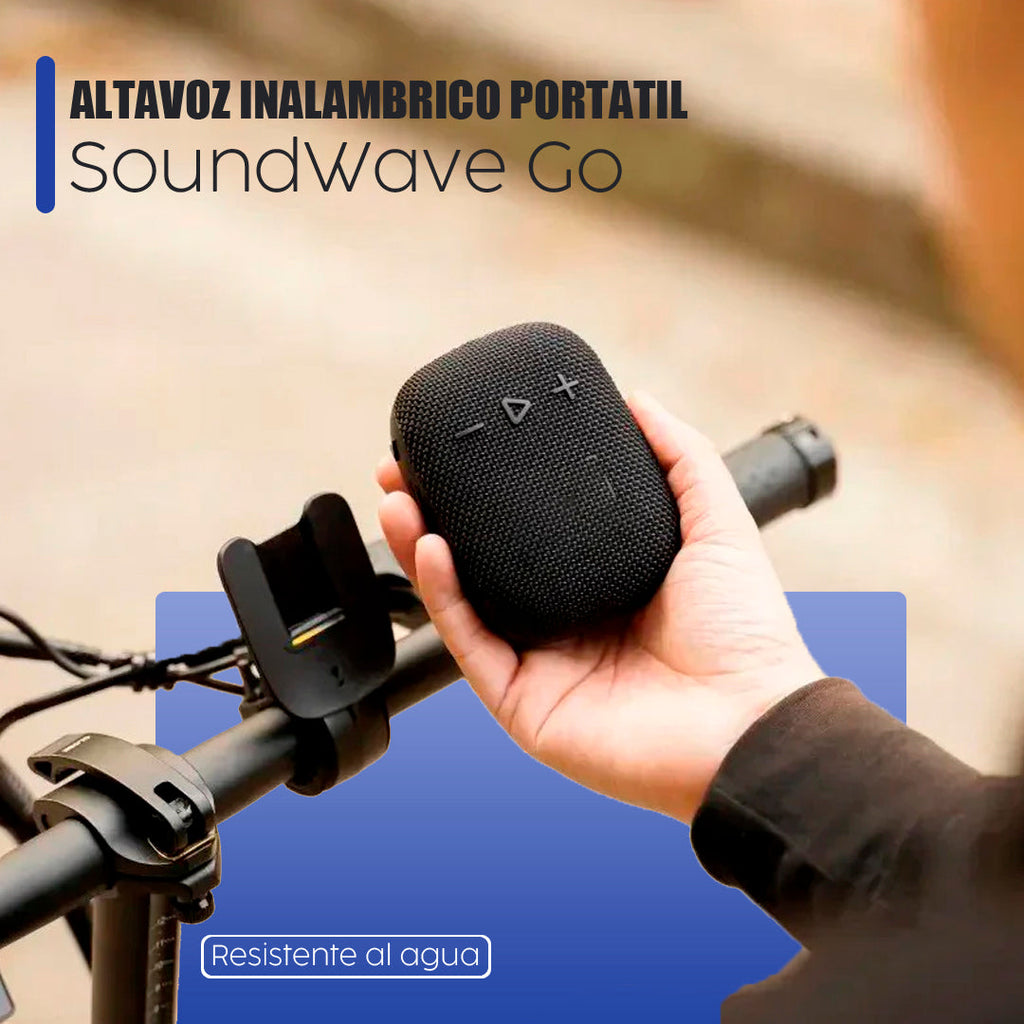 PARLANTE INALAMBRICO PORTATIL- SOUNDWAVE GO™