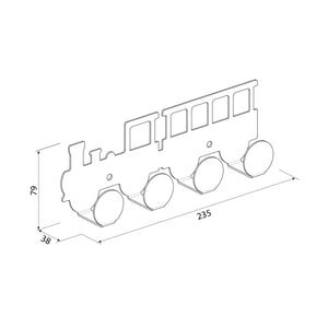 PERCHA INFANTIL LOCOMOTORA BLANCA